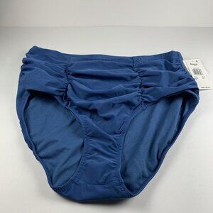 Raisins Curve Costa Tummy-Control Swim Bikini‎ Bottoms Women's 16W Navy Beach